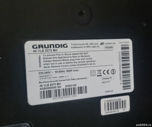 Grundig 46vle8270 sd120pbmb4c6lv0 ssl460_3e2a dps-214cp vsf190r-5 lta460hq12  - imagine 5