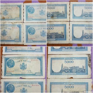 14 Bancnote 5000 lei puse in circulatie in anii 1943-19444-1945 - imagine 5