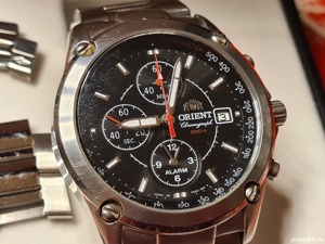 Ceas Orient cronograf cu alarmă