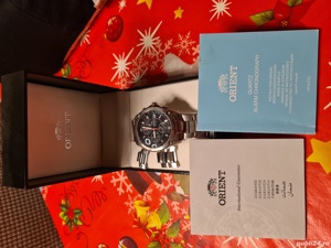 Ceas Orient cronograf cu alarmă - imagine 2