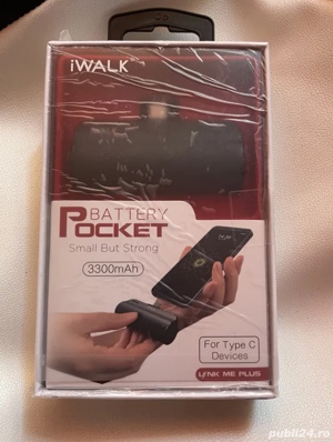 Baterie externa iWalk 3300 mAh Type C , Nou Sigilat !