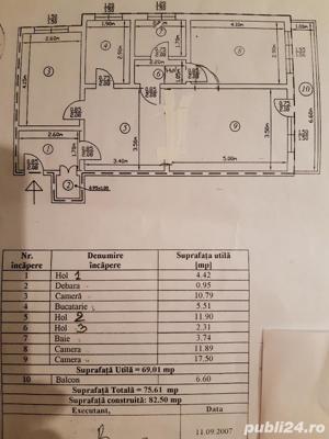 Apartament 3 camere, etaj 3, Maratei II - imagine 9