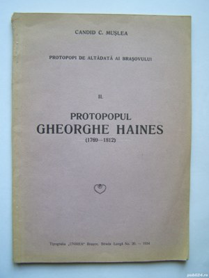 Candid  C Muslea  -O dinastie de preoti si protopopi Radu Tempea- - imagine 3