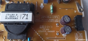 Placa sursa TV LG 43LK5900 LGP43DJ-17F1 - imagine 3