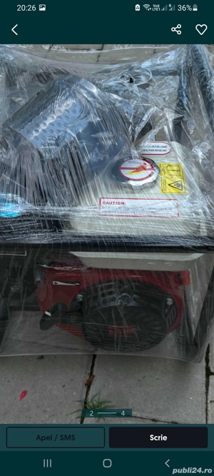 Vand Motopompa apa Honda,3,5barr NOUA - imagine 2