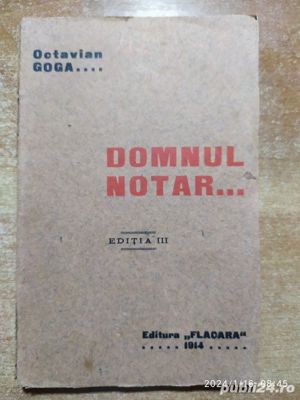 Octavian Goga - Domnul notar... (editia III , 1914)