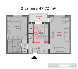 Vanzare apartament 2 3 camete Tei, mobilat - imagine 2