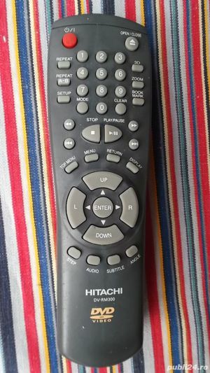 Telecomanda AKAI DV-R3100ss 3110ss 3300ss Rc-s610 HITACHI JENSEN HD2000  audio - imagine 2