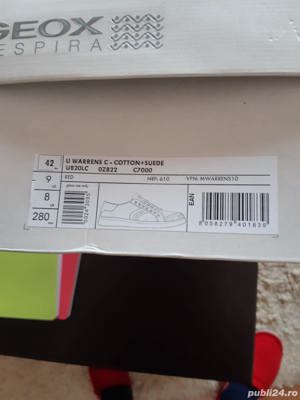 Sneakers Barbati GEOX Warrens   Marime 42 - imagine 7