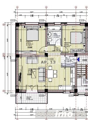 Apartament 3 camere 1 baie 67mp utili terasa etaj 2 parcare Sebes Alba - imagine 13