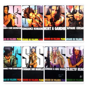 minicolectie cărți SAS limba franceză 64 volume 12 lei cartea