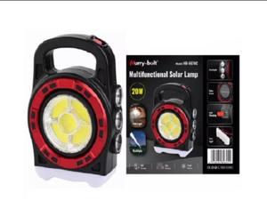 Lampa, lanterna multifunctionala incarcare solara sau USB, leduri 20 W, functie powerbank.