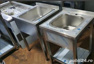 Spalator inox 1 cuva   spalator inox 2-3-4-5 Cuve   Spalatoare  Stoc   HORECA BUCURESTI - imagine 2