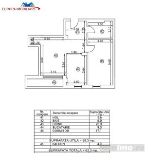 Apartament 2 camere zona C5 in BLOC NOU - imagine 2