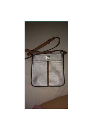 Poseta  Geanta Principles Debenhams UK, argintiu-bej, bareta lunga - imagine 6