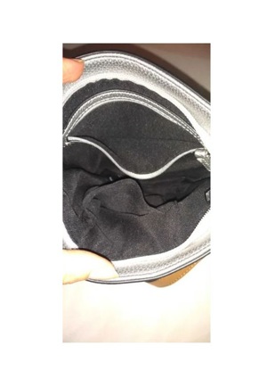 Poseta  Geanta Principles Debenhams UK, argintiu-bej, bareta lunga - imagine 5