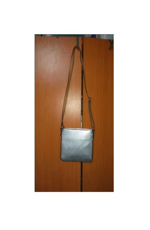 Poseta  Geanta Principles Debenhams UK, argintiu-bej, bareta lunga - imagine 3