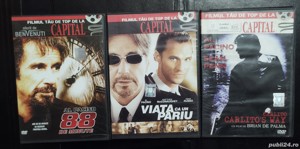 vând 44 DVD-uri cu filme de colecție,stare f bună 