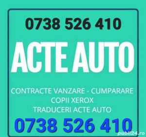 Inmatriculari auto brasov acte auto 