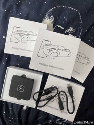 Wireless AppleCarplay/AndroidAuto Multimarca YouTube Disney NetFlix - imagine 3