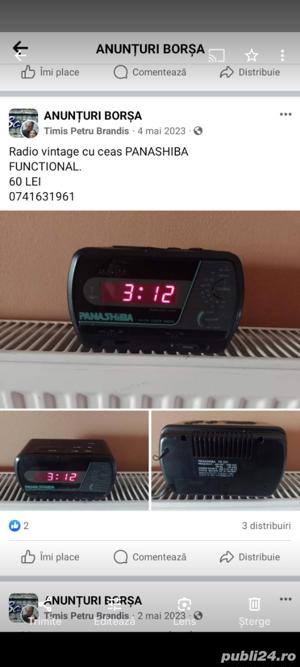 Radio cu ceas marca panashiba