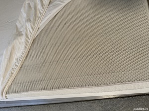 Pat Mothercare 70*140 convertibil + saltea cu protectie fagure de aer - imagine 10