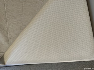 Pat Mothercare 70*140 convertibil + saltea cu protectie fagure de aer - imagine 8