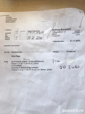 De vanzare presuri cauciuc pentru citroen c4 facute la comanda merita vazut. - imagine 4