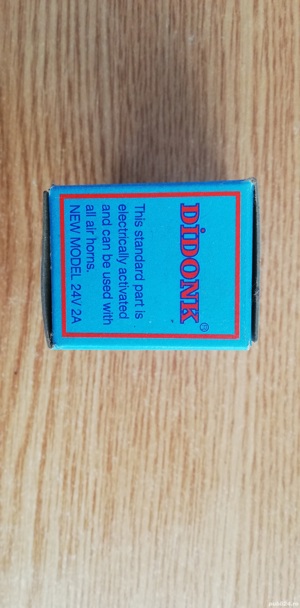 Electrovalvă pentru goarnă/claxon cu melodie, 24 de volți, NOUĂ - imagine 3