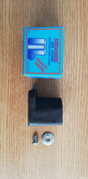 Electrovalvă pentru goarnă/claxon cu melodie, 24 de volți, NOUĂ - imagine 2