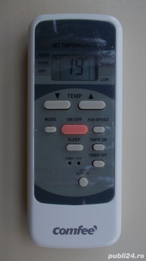 Telecomanda aer conditionat COMFEE RG51B30 CE Midea Sandstrom,FUJITSU AR-JE5