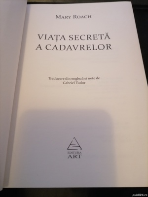 Viata Secreta A Cadavrelor de Mary Roach Editura Art 2021 - imagine 4