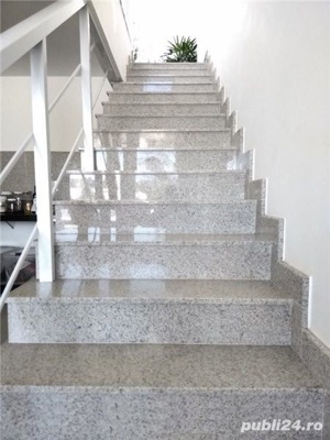 Trepte Bianco Grigio 120x33x2 polish