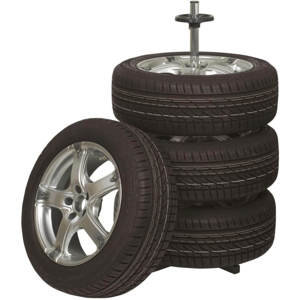 Stand suport vertical pentru 4 anvelope roti depozitare  - imagine 4