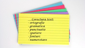 Tehnoredactare, transcriere, corectare texte