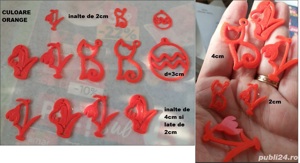 30 pandative plastic  marimi 4-6 cm  sau 50buc la 2-4cm +transp gratuit - imagine 4