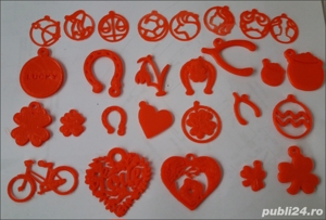 30 pandative plastic  marimi 4-6 cm  sau 50buc la 2-4cm +transp gratuit - imagine 7