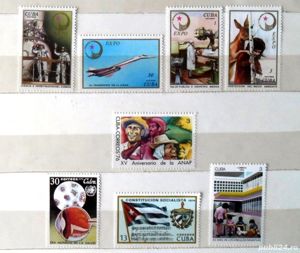 Lot timbre R.D. Germană, Cuba, Bulgaria, Cehoslovacia, Polonia anii 1970 - 1980... - imagine 4