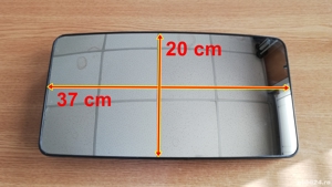 Geam (sticlă) oglindă laterală camion MAN TG sau DAF XF, cu încălzire, NOU - imagine 2