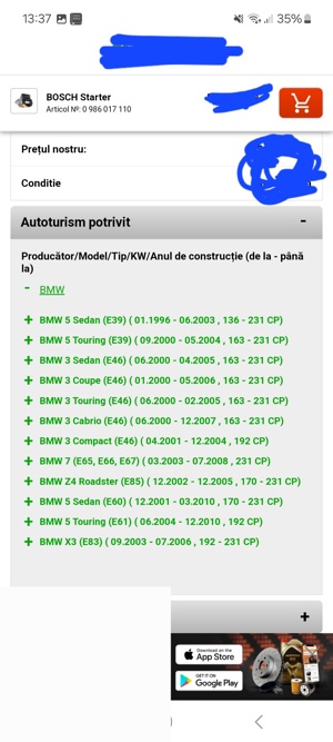 electromotor auto BMW marca BOSCH - imagine 3