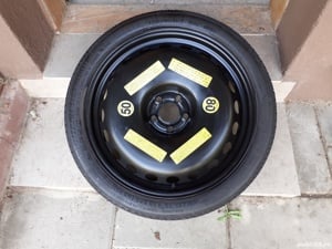 roata Rezerva audi q5 cu 5x112 pe 195-75-18 slim-noua,originala - imagine 5