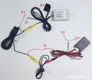 Interfață video RCA - RGB cameră marșarier - imagine 4