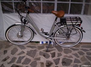 Bicicleta electrica aluminiu - imagine 3
