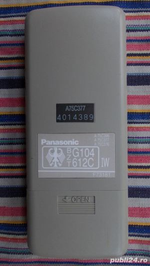 Telecomanda aer conditionat GALANZ gz-01b, Mitsubishi, Panasonic a75c377 - imagine 10