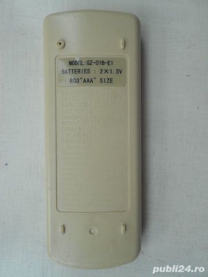 Telecomanda aer conditionat GALANZ gz-01b, Mitsubishi, Panasonic a75c377 - imagine 6