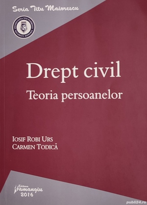 Drept civil-Teoria persoanelor. Drept civil-Subiectele de drept civil