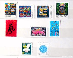 Lot timbre China anii 1974 - 1980... - imagine 2