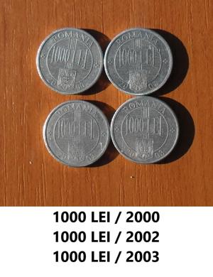 Lot 500 lei 1999 - 2000, 1000 lei 2000 - 2004 - imagine 3