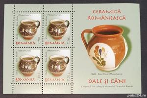 Romania 2007 - Ceramică românească - oale si cani (I), minicoli, MNH - LP 1776a - imagine 3