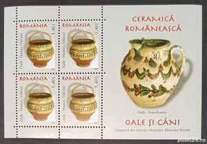 Romania 2007 - Ceramică românească - oale si cani (I), minicoli, MNH - LP 1776a - imagine 4